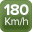 Lettura fino a 180 Km/h